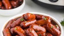 Little Smokies with Grape Jelly - Easy Slow Cooker Recipe