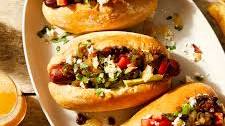Loaded Bacon-Wrapped Spicy Hot Dogs