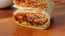Loaded Leftover Pulled Pork Burritos