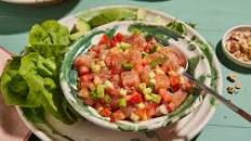 Lomi Lomi Alaska Pink Salmon Lettuce Wraps
