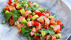 Lomi-Lomi Salmon & Avocado Salad