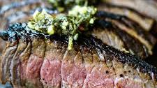 London Broil with Chimichurri Sauce