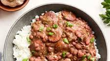 Louisiana Style Red Beans and Rice with Sausage