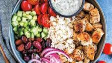 Low-Carb & Keto Greek Chicken Bowls