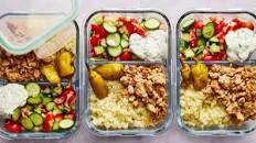 Low-Carb Turkey Gyro Bowl