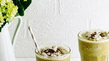 MATCHA + COCONUT MILKSHAKE