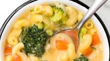 Macaroni and Cheese Soup with Broccoli