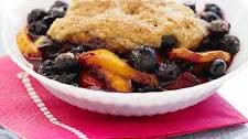 Mango Blueberry Cobbler