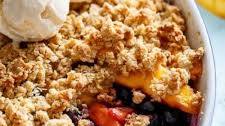 Mango Blueberry Crumble