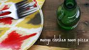 Mango Chicken Naan Bread Pizza Recipe