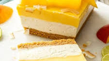 Mango Coconut Cheesecake