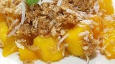 Mango Coconut Crisp