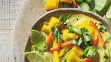 Mango Coconut Curry Soup