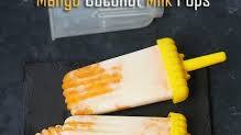Mango Coconut Milk Popsicle