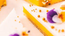 Mango Coconut Vanilla Bean Tart