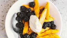 Mango Fruit Salad with Poppy Seed