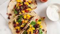 Mango Habanero Black Bean Tacos