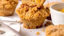 Mango Muffins with Coconut Streusel