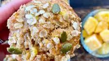 Mango Oatmeal Muffins