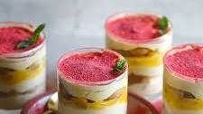 Mango Passion Fruit Tiramisu Cups