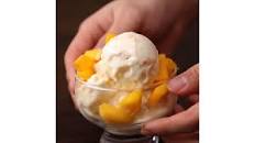 Mango & Passionfruit Ice Cream Recipe by Tasty