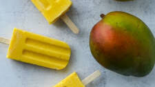 Mango Popsicles with Yogurt and Honey Recipe