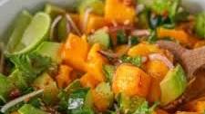 Mango Salad with Sweet Chilli Lime Dressing