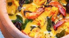 Mango Shrimp Curry with Coconut Milk