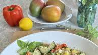 Mango Summer Salad with Honey-Ginger Dressing