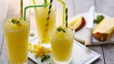 Mango and mint grown up slushies