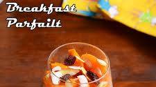 Mango breakfast parfait recipe