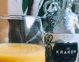Mango rum smoothie