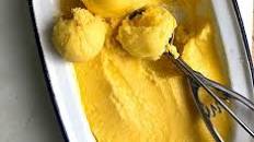 Mango sorbet