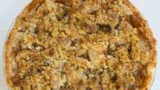 Maple-Apple Pie with Walnut Crumble Topping