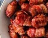 Maple Bacon Wrapped Smokies