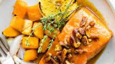 Maple Bourbon Glazed Salmon Recipe