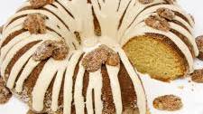 Maple Bundt Cake with Maple Cinnamon Glaze and Candied Pecans