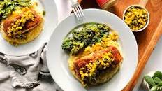 Maple Chili Glazed Halibut