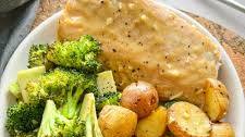 Maple Dijon Salmon Sheet Pan