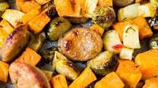 Maple Dijon Sausage and Veggies