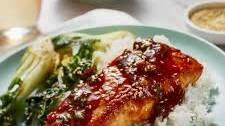 Maple Garlic Sriracha Salmon