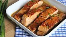 Maple & Ginger Glazed Salmon