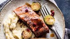 Maple Glazed Salmon.
