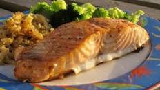 Maple Glazed Salmon [ or Trout ]