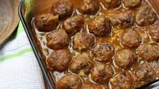 Maple Mustard Meatballs