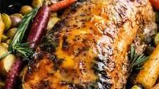Maple Mustard Roasted Pork Loin