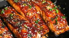 Maple Soy Glazed Salmon
