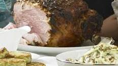 Maple & mustard glazed ham
