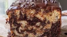 Marbled Chocolate Chip Loaf Cake