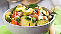 Marinated Zucchini and Chickpea Salad